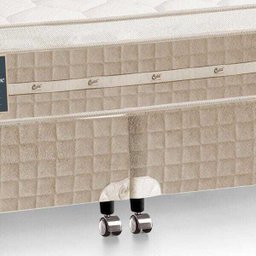 Cama Box Queen Bipartido 72x158x198cm Premium Tecnopedic One Face Castor - 4