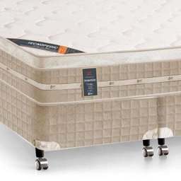 Cama Box Queen Bipartido 72x158x198cm Premium Tecnopedic One Face Castor - 3