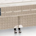 Ver imagem 2 de Cama Box + Colchão Queen Size Castor Premium Tecnopedic One Face Bege 193x203x70