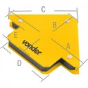 Ver imagem 1 de Esquadro magnético para soldador 10 kg Vonder