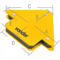 Esquadro magnético para soldador 10 kg Vonder - 1
