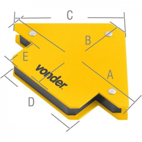 Esquadro magnético para soldador 10 kg Vonder
