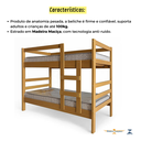 Ver imagem 5 de Treliche Petra Beliche Versátil com Cama Auxiliar até 100kg:cinamomo