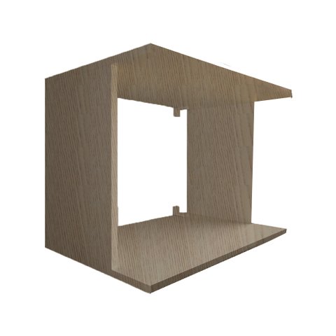 Suporte Microondas Simples Madeirado Em Mdf