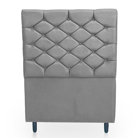 Cabeceira Estofada para Cama de Solteiro 90 Madri Suede