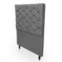 Ver imagem 4 de Cabeceira Estofada para Cama de Solteiro 90 Madri Suede