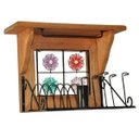 Ver imagem 3 de Paneleiro 40cm Uai Artesanatos Rustico Artesanal Preto e Marrom Ferro e Madeira