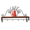 Ver imagem 2 de Porta Café Rustico Ferro e Madeira Artesanal