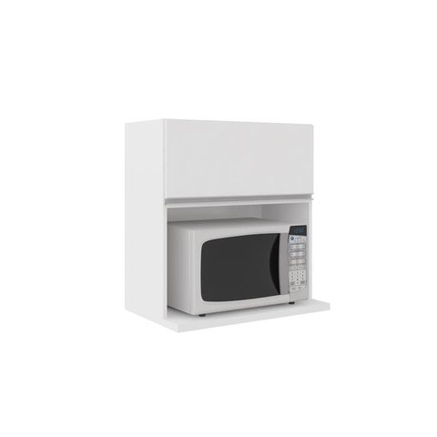 Armário Basculante Nicho Microondas Factual Branco - Fdecor
