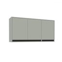Ver imagem 1 de Armário Aéreo Cozinha 120 Cm Koya 3 Portas Verde Oliva - Politorno