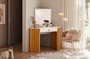 Ver imagem 1 de Camarim de Canto Glitter 1 Gaveta - Cinamomo Off White - Albatroz