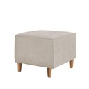 Ver imagem 3 de Kit Amamentação Poltrona + Puff + Almofada Julia Suede Bege