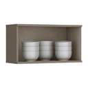 Ver imagem 4 de Armário Aéreo Cozinha Modulado Connect 60 1 Porta Basculante Duna/cristal - Henn