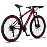 Bicicleta Aro 29 Quadro 15 Alumínio 27v Shimano Alivio Freio Hidráulico Vega Preto/Rosa - - 3