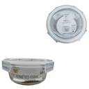 Ver imagem 3 de Pote Vidro Redondo 650ml Tampa Hermética C/ Válvula Vapor Livre Bpa Microondas Freezer Borossilicato