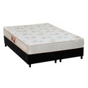 Ver imagem 1 de Cama Box Queen: Colchão Espuma D33 Castor Sleep Max Relax + Base CRC Suede Black(158x198)