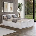 Ver imagem 1 de Cama King Size 06 Gavetas Madeira Maciça Branco