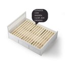 Ver imagem 5 de Cama King Size 06 Gavetas Madeira Maciça Branco