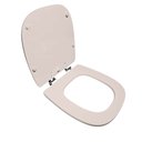 Ver imagem 2 de Assento Sanitário Poliéster para Louça Fit (celite) Super Luxo Cromado (reb. Oculto) Rosato