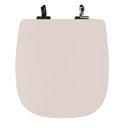Ver imagem 1 de Assento Sanitário Poliéster para Louça Fit (celite) Super Luxo Cromado (reb. Oculto) Rosato