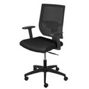 Ver imagem 1 de Cadeira Escritório Giratória Nr-17 Diretor Atenas Or Design Tela Mesh Preto Base Rodízio Nylon
