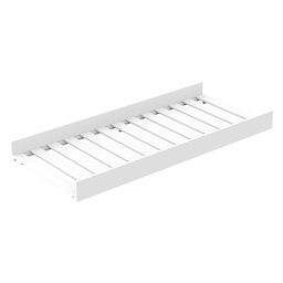 Cama Solteiro Auxiliar Multimóveis CR40015 Branco Acetinado - 1