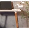 Escrivaninha Mesa de Notebook Retrô Classic Off White - 2