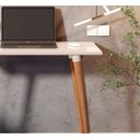 Ver imagem 2 de Escrivaninha Mesa de Notebook Retrô Classic Off White