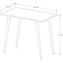 Ver imagem 4 de Escrivaninha Mesa de Notebook Retrô Classic Off White