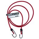 Ver imagem 1 de Elástico Bagageiro com Gancho Metal 1,5m Starfer Vermelho e Preto