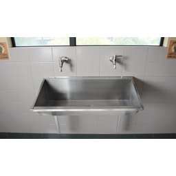 Lavatório Coletivo Inox 1,00 M - Construinox - 3
