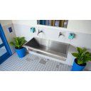 Ver imagem 5 de Lavatório Coletivo Inox 1,00m - Construinox