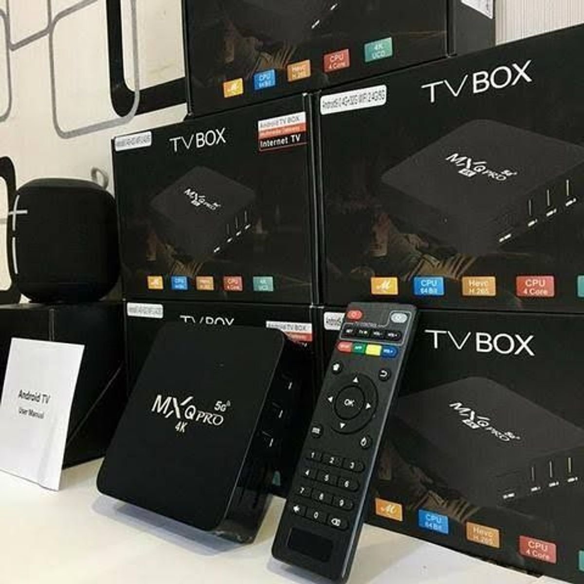 Aparelho Converte Sua TV Em Android Smart TV 4K Box Pro 16G+256Gb - 7