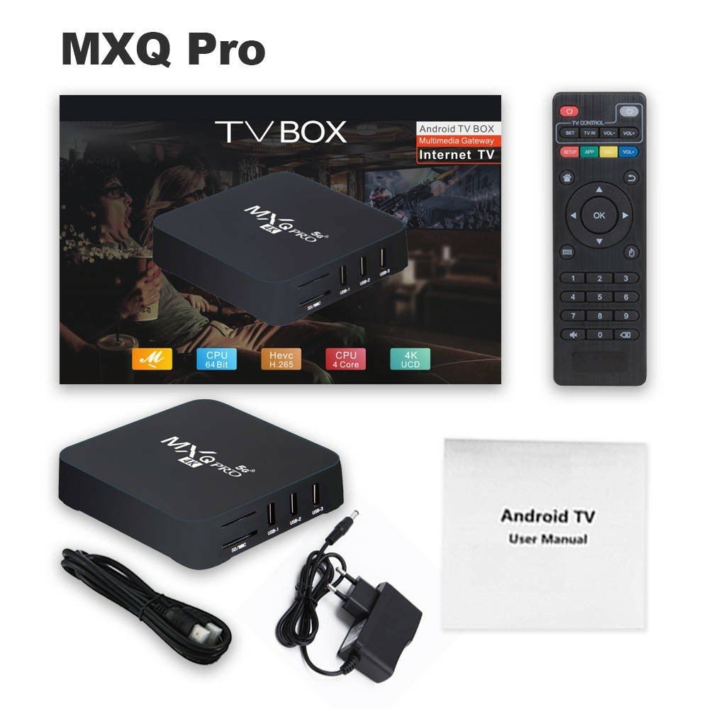 Aparelho Converte Sua TV Em Android Smart TV 4K Box Pro 16G+256Gb - 8