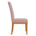 Ver imagem 3 de Kit 4 Cadeiras de Jantar Solana Veludo Base de Madeira - Pallazio Cor:Rosé