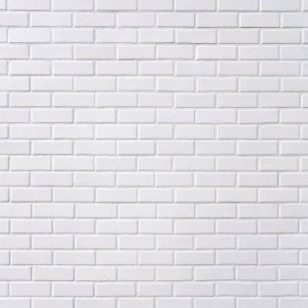 Papel de Parede 3D Sala Adesivo Tijolos Tijolinho Branco 3M