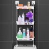 Suporte Organizador Rack Banheiro Cozinha Vaso Sanitario 3 Andares Gancho Multiuso Organizaçao Decor - 9