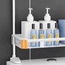 Suporte Organizador Rack Banheiro Cozinha Vaso Sanitario 3 Andares Gancho Multiuso Organizaçao Decor - 7