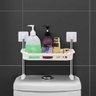 Suporte Organizador Rack Banheiro Cozinha Vaso Sanitario 3 Andares Gancho Multiuso Organizaçao Decor - 8