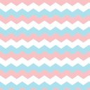Ver imagem 1 de Papel Parede Adesivo Chevron Rosa Claro e Azul 10mx58cm