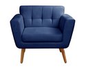Ver imagem 2 de Conjunto 2 Poltronas Bruna Estilo Living Moderna Decoração Sala Recepção