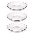 Ver imagem 1 de Kit 3 Cestas para Frutas Verduras Fruteira de Mesa Transparente 3,5l Trio Crippa Bancada