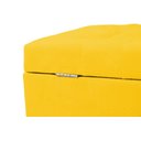 Ver imagem 3 de Recamier Puff Baú Sapateira e Gaveta 90 Cm para Cama de Solteiro - Amarelo