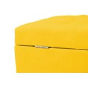 Ver imagem 2 de Recamier Puff Baú Sapateira e Gaveta 90 Cm para Cama de Solteiro - Amarelo