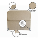 Ver imagem 3 de Cabeceira de Cama Box Queen 160cm Orgânica Areia - Linho