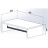 Closet Completo Smart 2.80cm em MDF Branco - 6