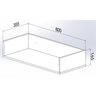 Closet Completo Smart 2.80cm em MDF Branco - 9