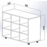 Closet Completo Smart 2.80cm em MDF Branco - 5