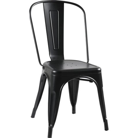 Cadeira Iron Preta Fosca Rivatti
