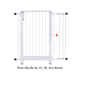 Grade de porta Master para vãos de 76cm a 80cm